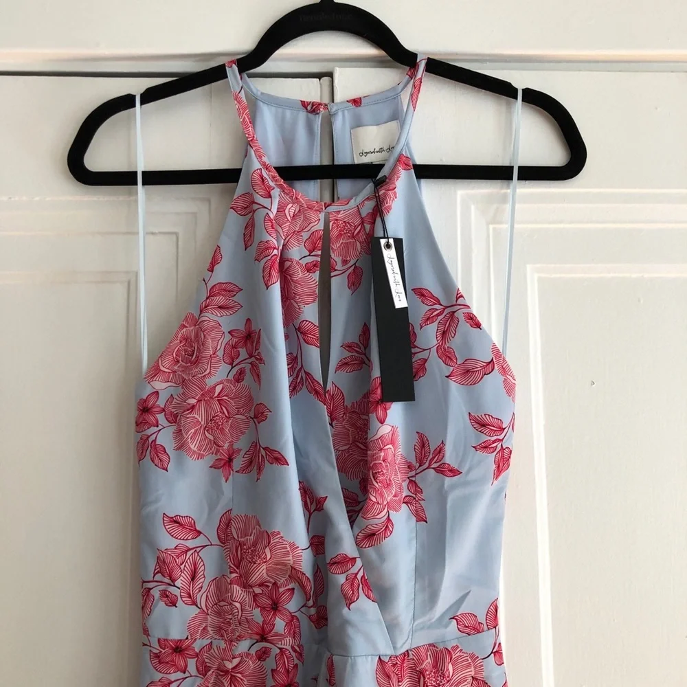 NWT Vici Change Of Heart Satin Floral Maxi Dress - Picture 5 of 13